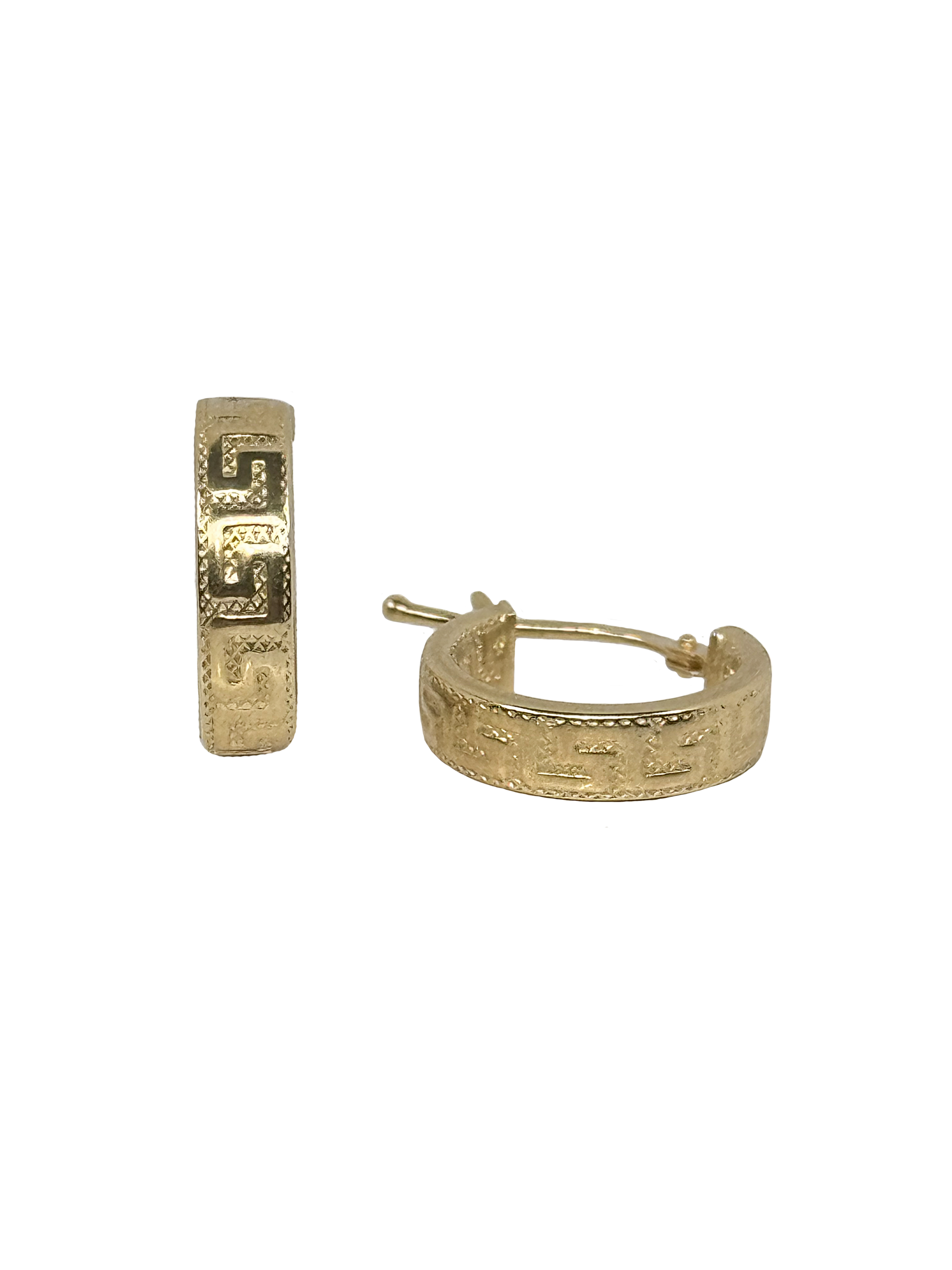 Auksiniai vaikiški žiedai su senoviniais raštais Grace