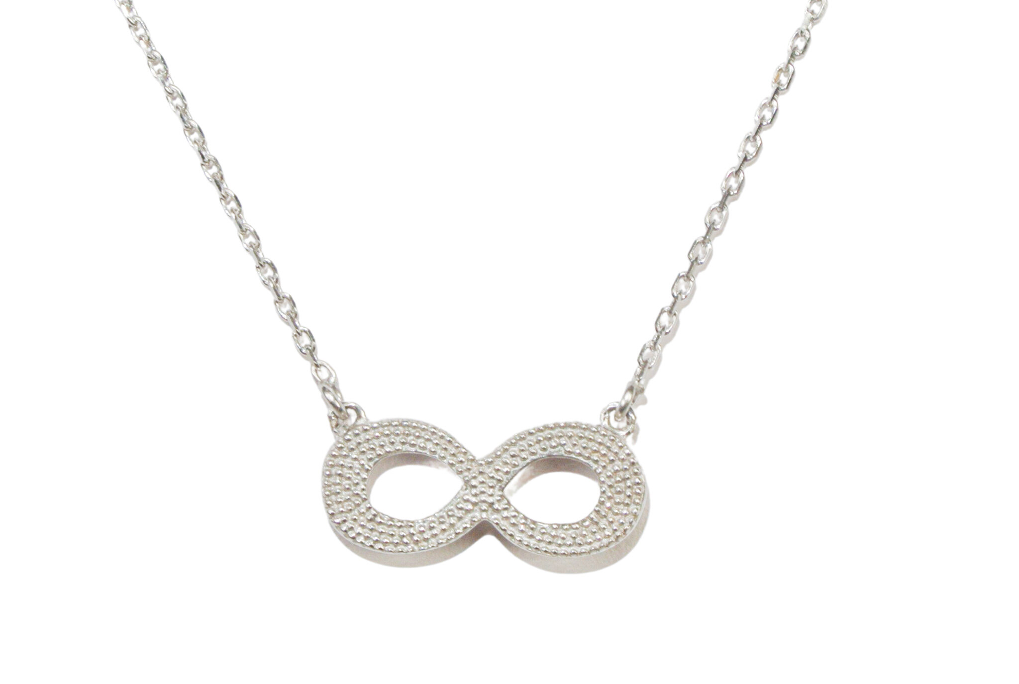 Collier Infini Or Blanc