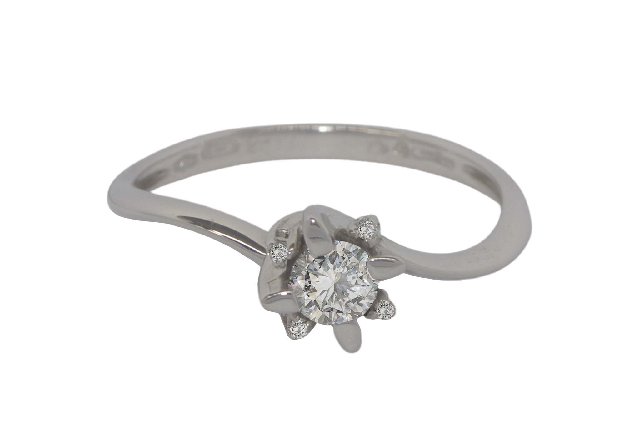 Diamantový prsten MILUNA LID5184-018G7 0,228 ct