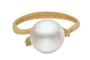 Diamond ring with pearl MILUNA PLI835-0