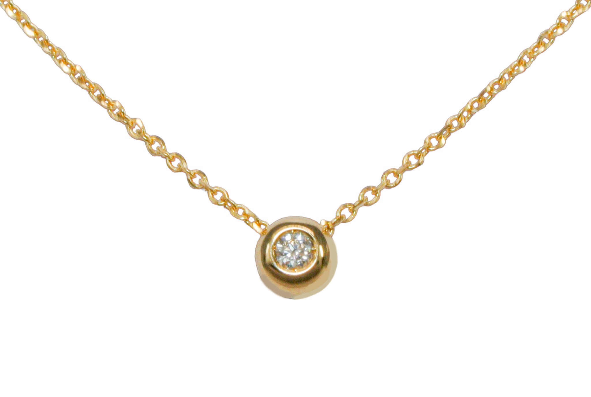 GEMSY Diamantový náhrdelník 0,05 ct