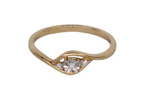 GEMSY Diamantový prsten 0,035