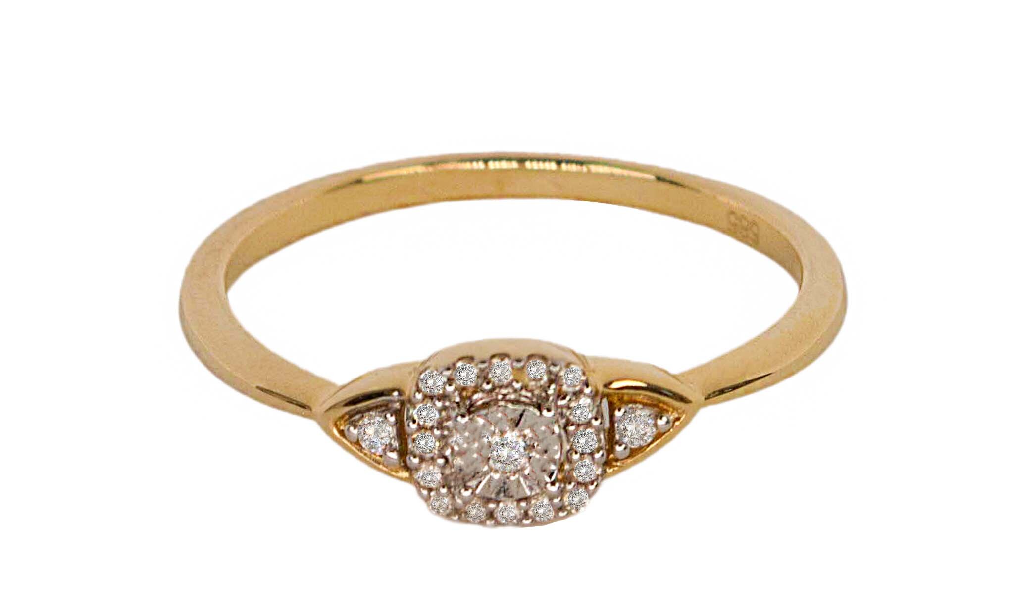 GEMSY Diamantový prsten 0,06ct