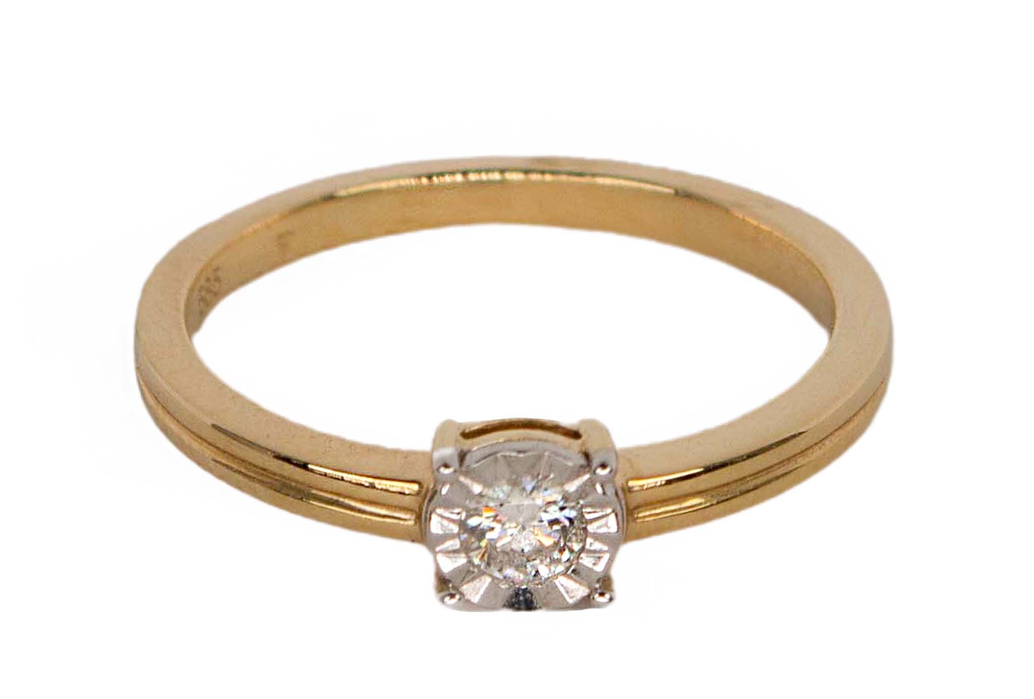 GEMSY Diamantový prsten 0,10ct