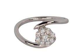 GEMSY Diamond ring in white gold 0.41 ct