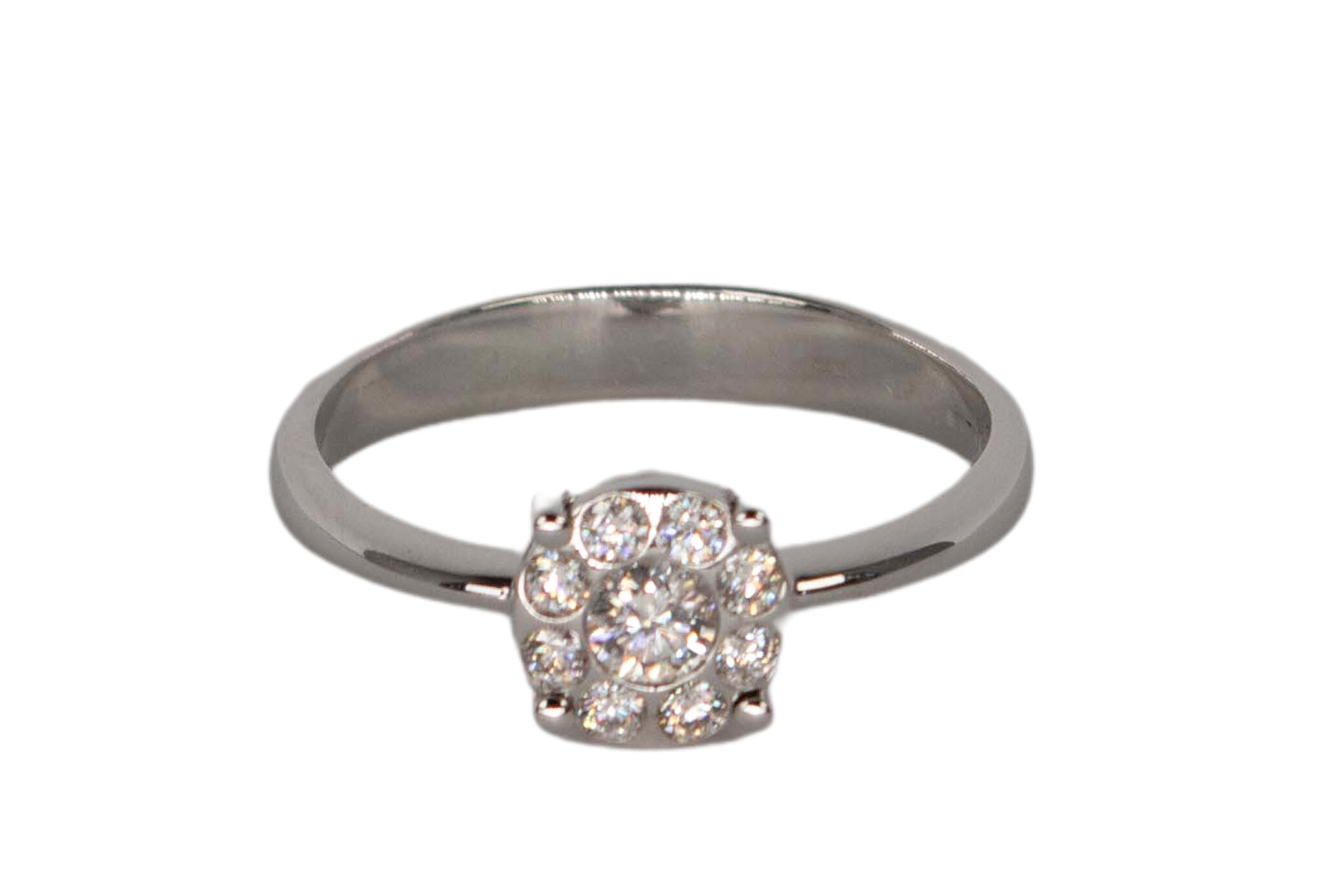 GEMSY Dijamantni prsten od bijelog zlata 0,30 ct