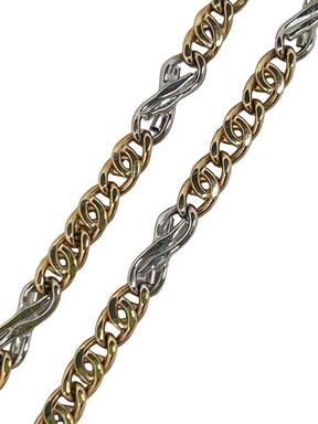 Gold bracelet Infinity 4.5 mm