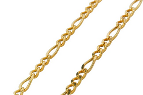 Gold chain Figaro 3.0 mm
