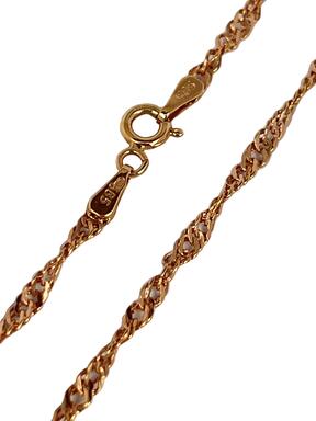 Gold chain made of rose gold Singapore 2.5 mm