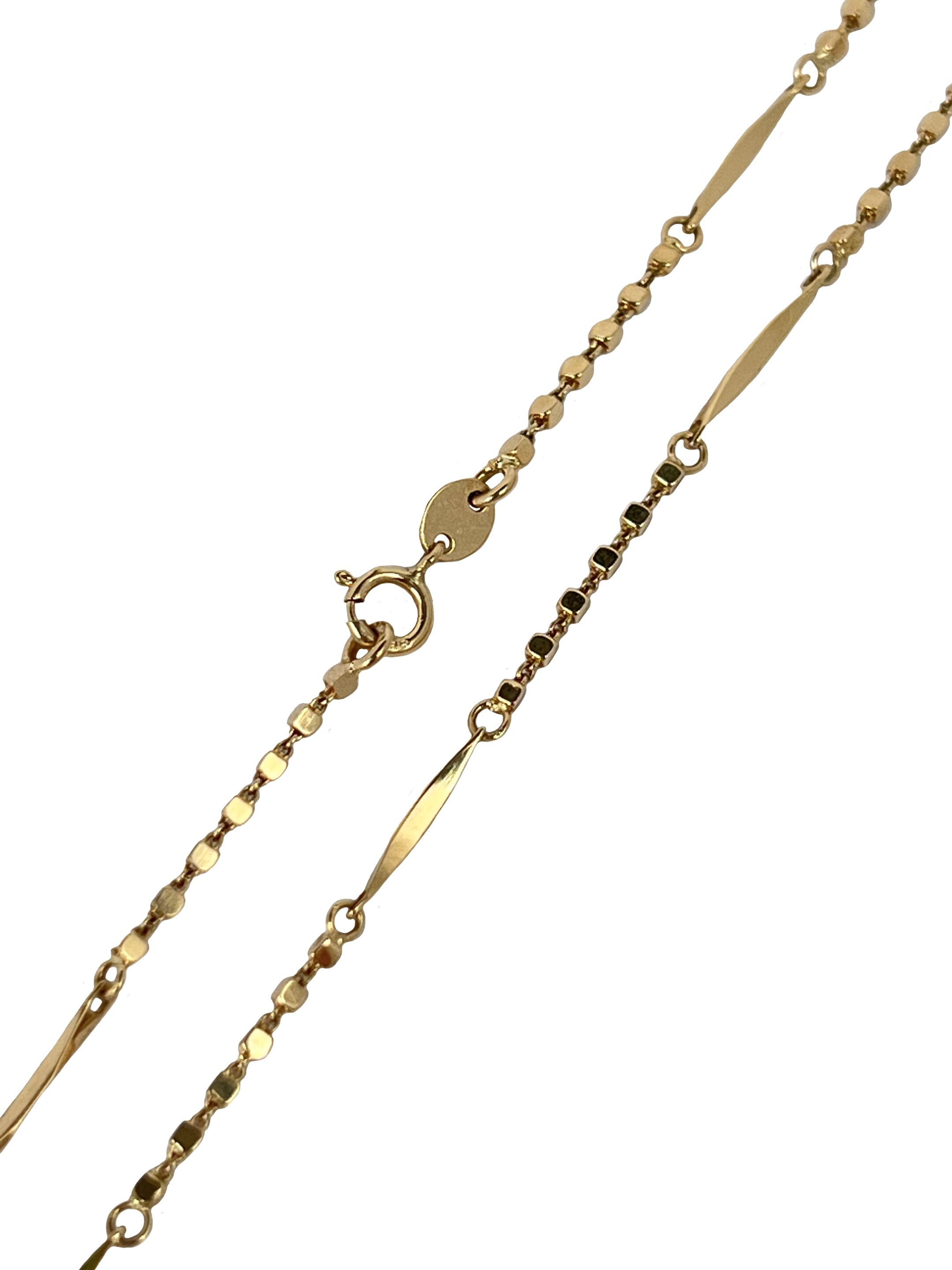 Gold chain Patterned 1.5 mm