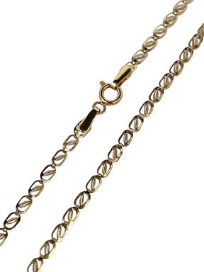 Gold chain Patterned 2.5 mm