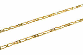 Gold Figaro chain 2.2 mm