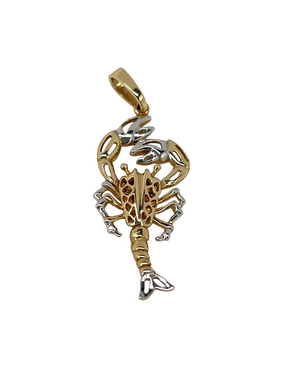 Gold-Kombinationsanhänger Zeichen Skorpion