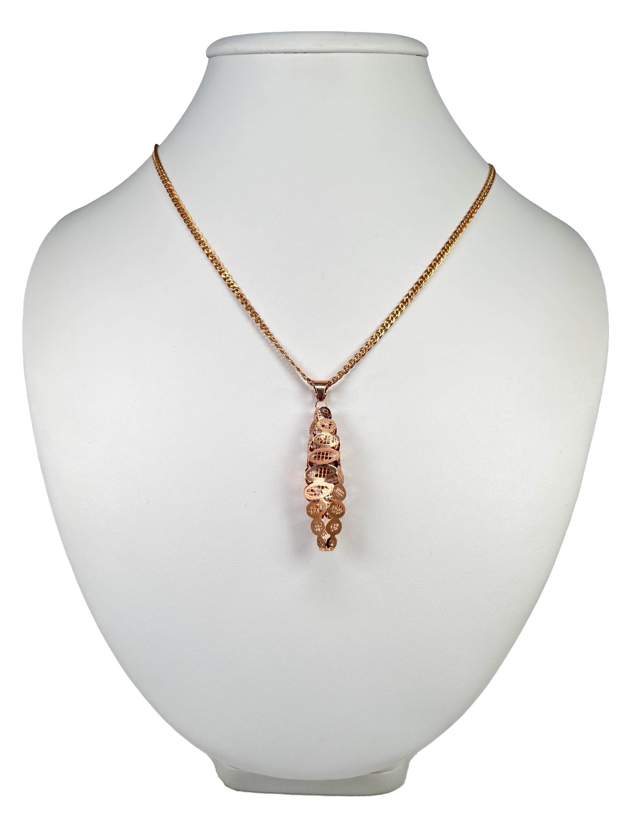 Gold pendant made of rose gold