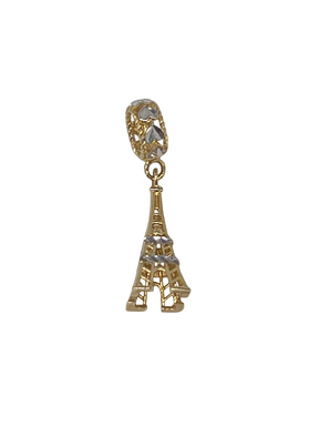 Goldener Eiffelturm-Anhänger