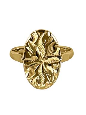 Гравиран златен пръстен