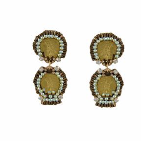 LINDA'S DREAM Indian gold earrings