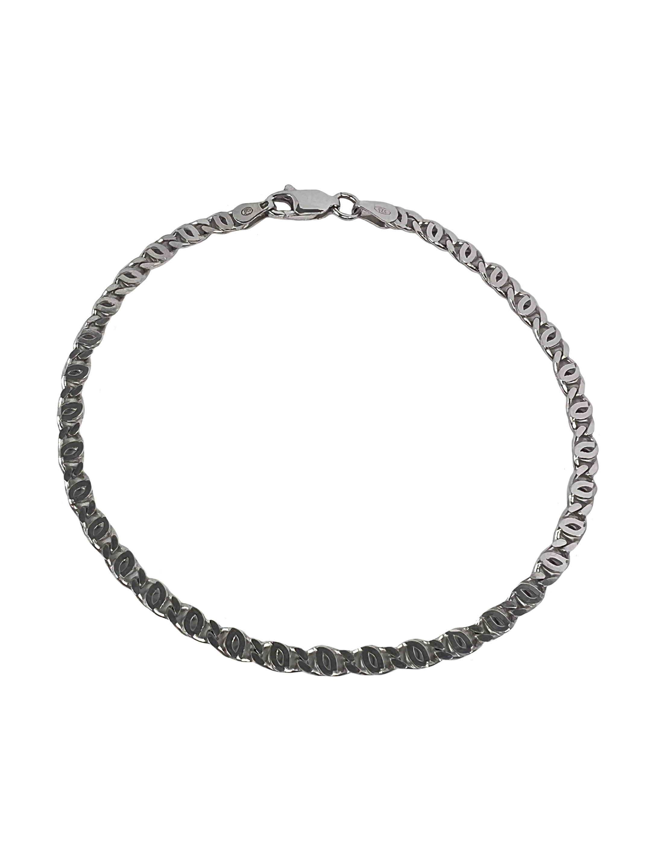 Silver chain bracelet 3.3 mm