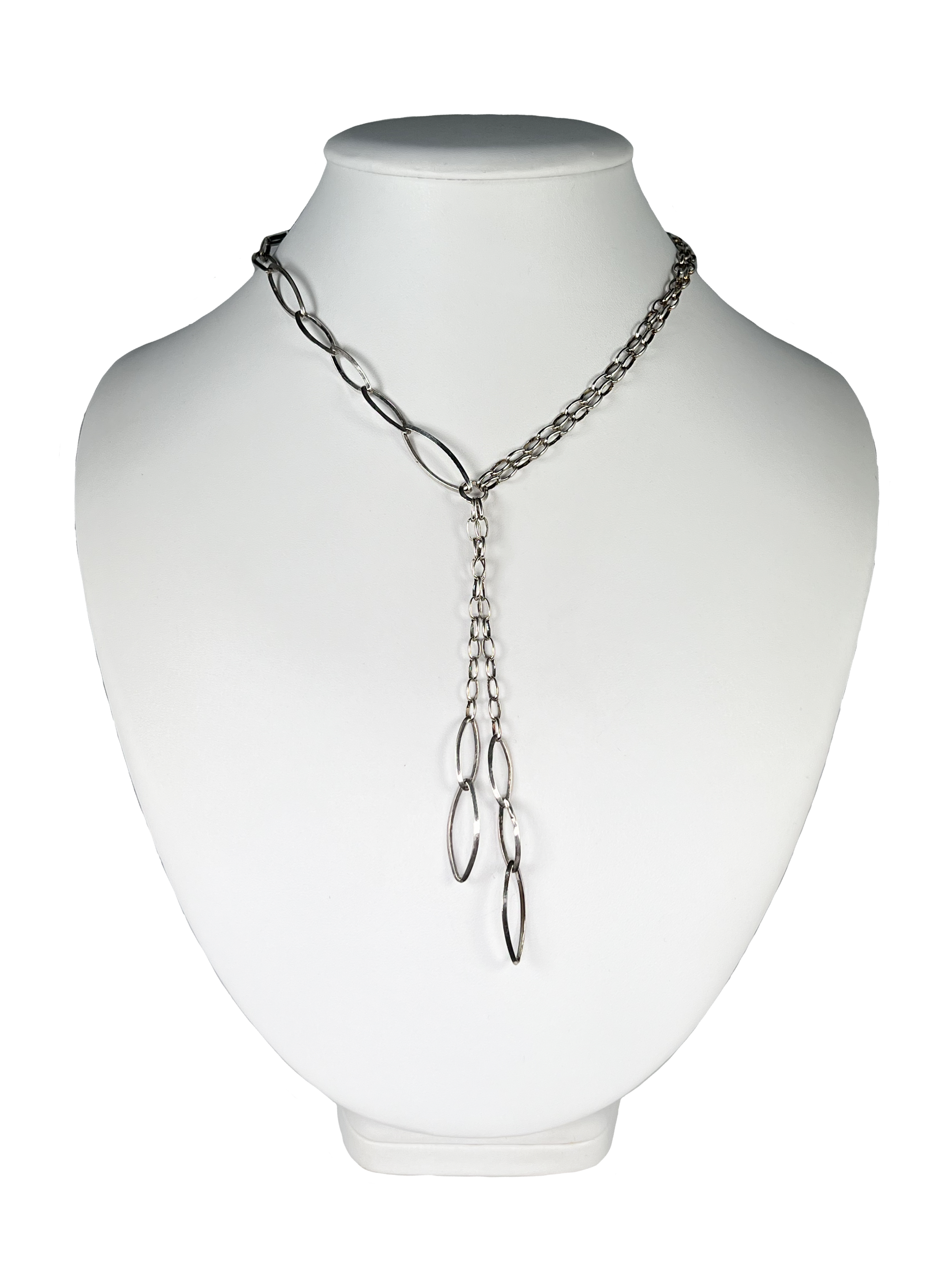 Stříbrný řetízkový náhrdelník
