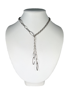 Stříbrný řetízkový náhrdelník