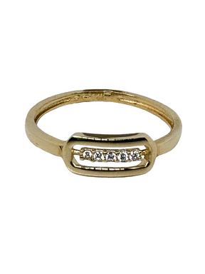 Златен оригинален детски пръстен Аврора
