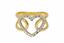Zlatý prsteň dvojfarebný s gravírom
