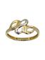 Zlatý prsten dvoubarevný Ria
