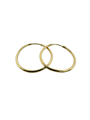 Złote błyszczące pierścionki dziecięce Rainey 22,7 mm